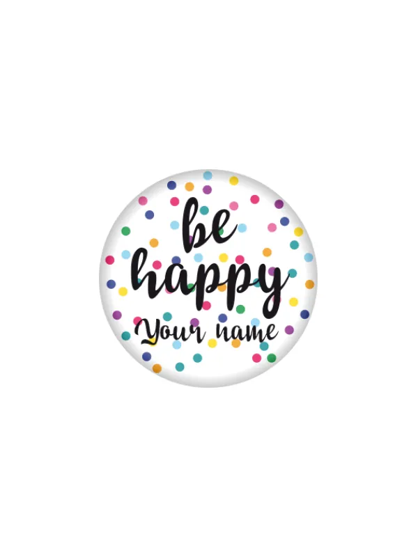 Hospitrix Button Be Happy