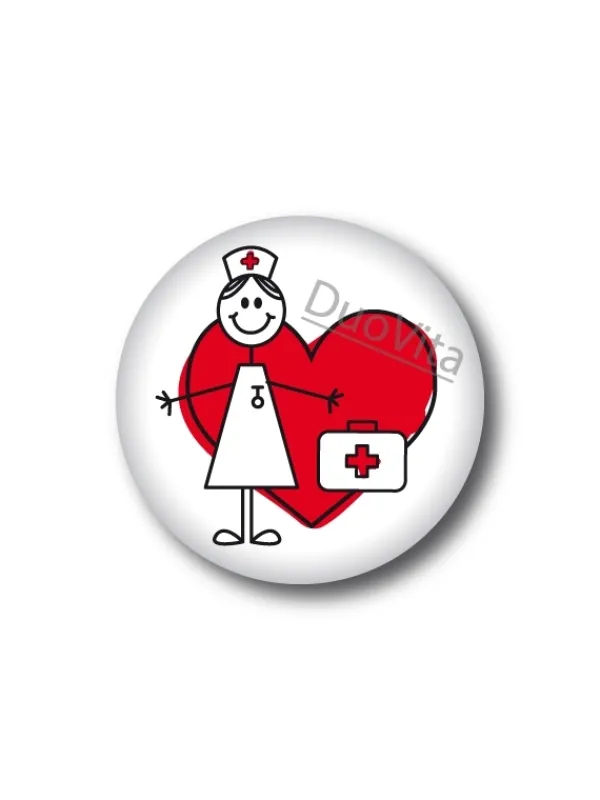 Hospitrix Button Stick Nurse Heart