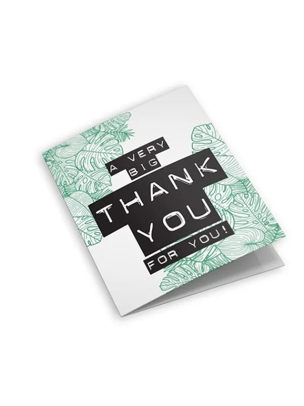 Hospitrix Dubbele wenskaart met envelop: a very big thank you to you