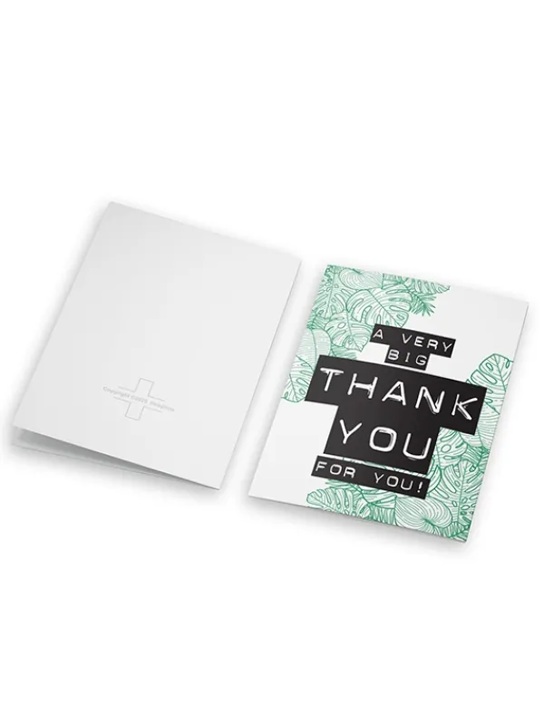 Hospitrix Dubbele wenskaart met envelop: a very big thank you to you