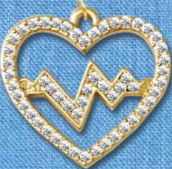 Hospitrix Hanger Heartbeat Goud groot