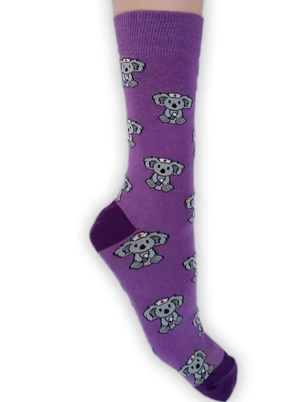 Hospitrix Happy Dames Sokken Koala