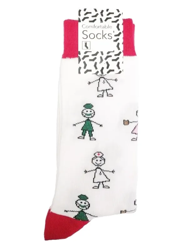 Hospitrix Happy Dames Sokken Stick Nurse