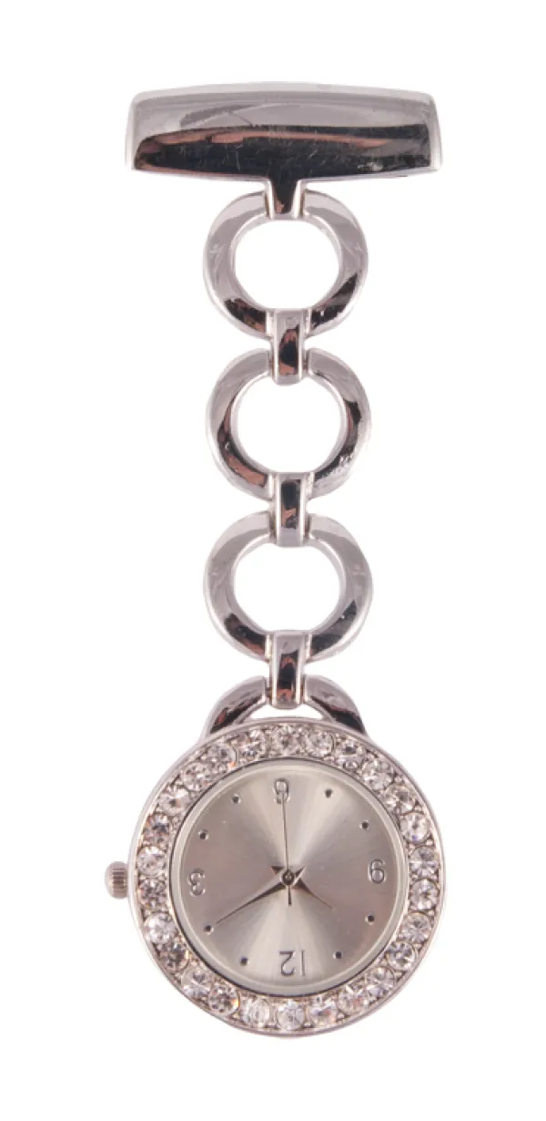 Hospitrix Henley VerpleegstersHorloge Rond Zilver