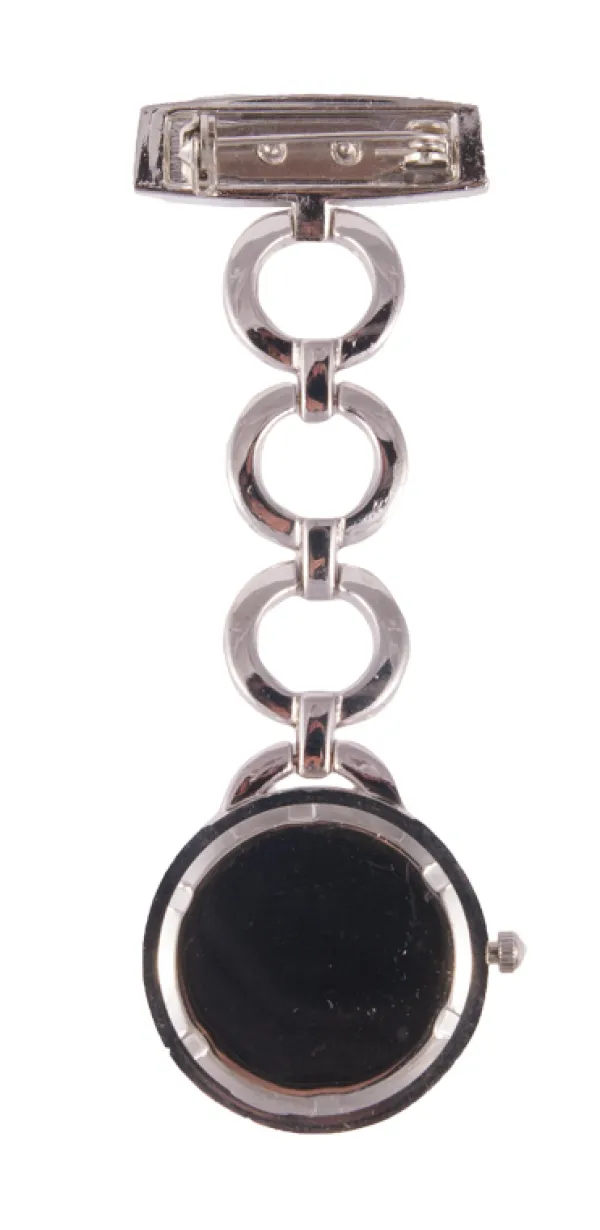 Hospitrix Henley VerpleegstersHorloge Rond Zilver