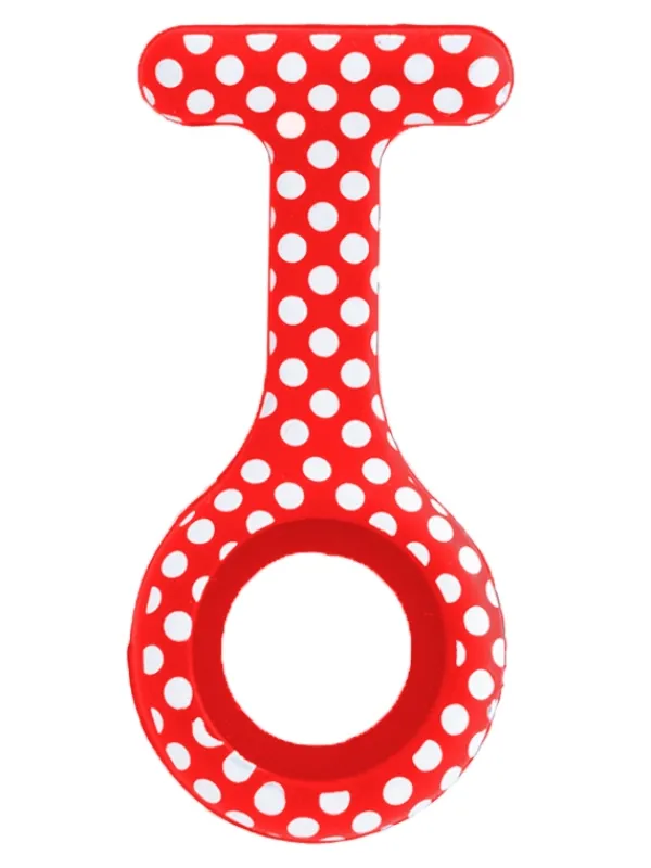 Hospitrix Losse Siliconen Hoesjes VerpleegstersHorloge Polka Dots