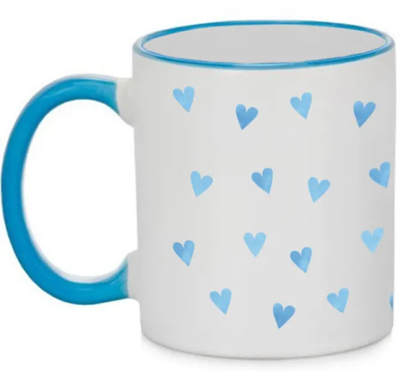 Hospitrix Mok Blauwe Hartjes Blauw