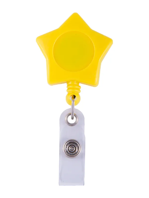 Hospitrix Retracteze ID Holder Yellow Star