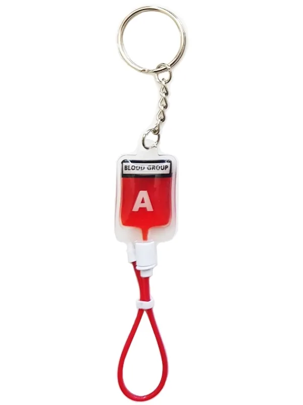 Hospitrix Sleutelhanger Infuuszak Bloedgroep