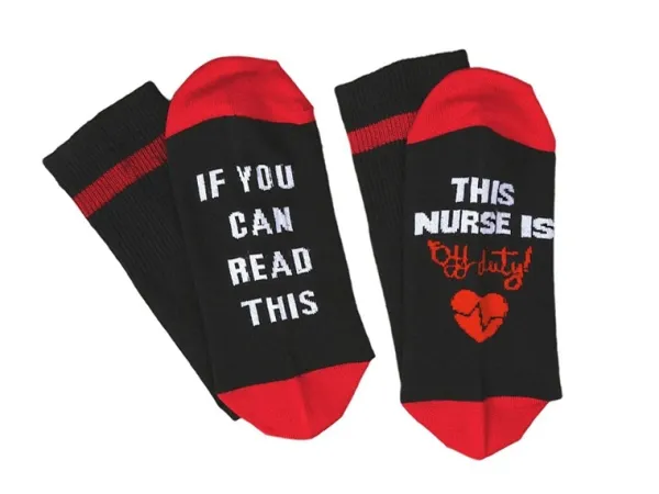 Hospitrix Sokken Nurse Off Duty Zwart
