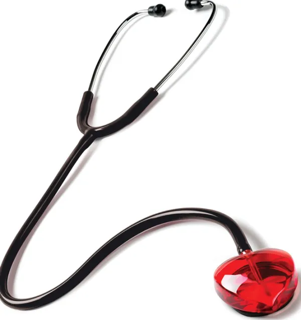 Prestige Medical Stethoscoop Clear Sound Hartje Rood